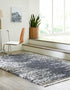 Tranquil Tides Shag Collection Area Rug - Marina