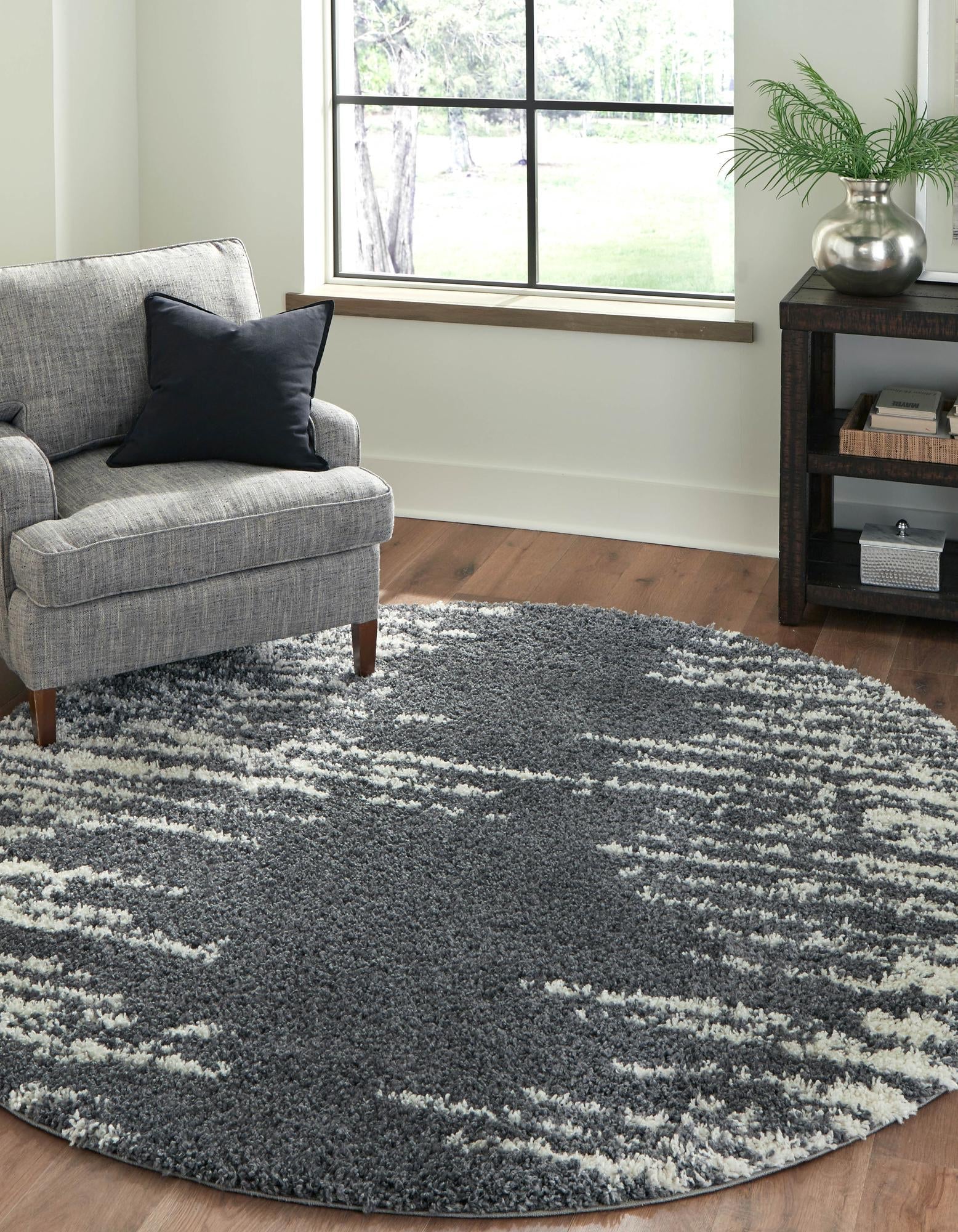 Tranquil Tides Shag Collection Area Rug - Marina