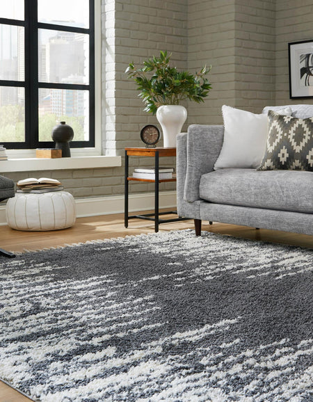 Tranquil Tides Shag Collection Area Rug - Marina