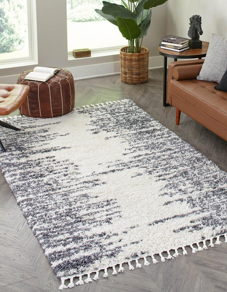 Tranquil Tides Shag Collection Area Rug - Marina