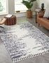 Tranquil Tides Shag Collection Area Rug - Marina