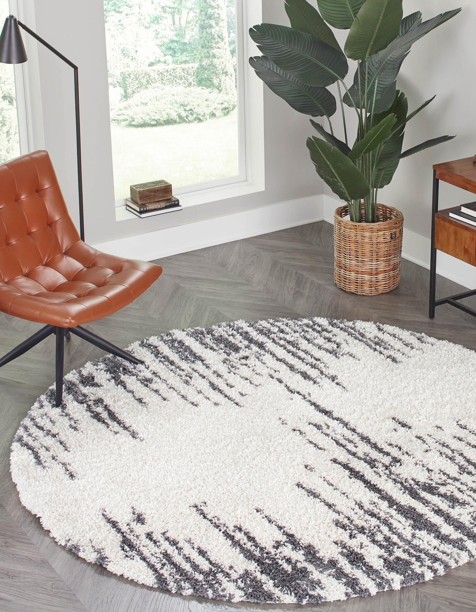 Tranquil Tides Shag Collection Area Rug - Marina