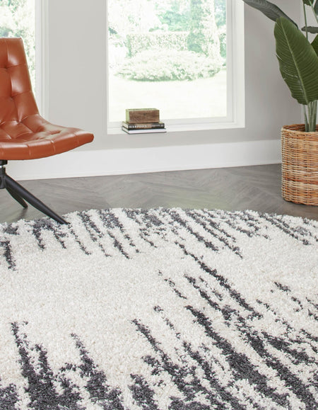 Tranquil Tides Shag Collection Area Rug - Marina