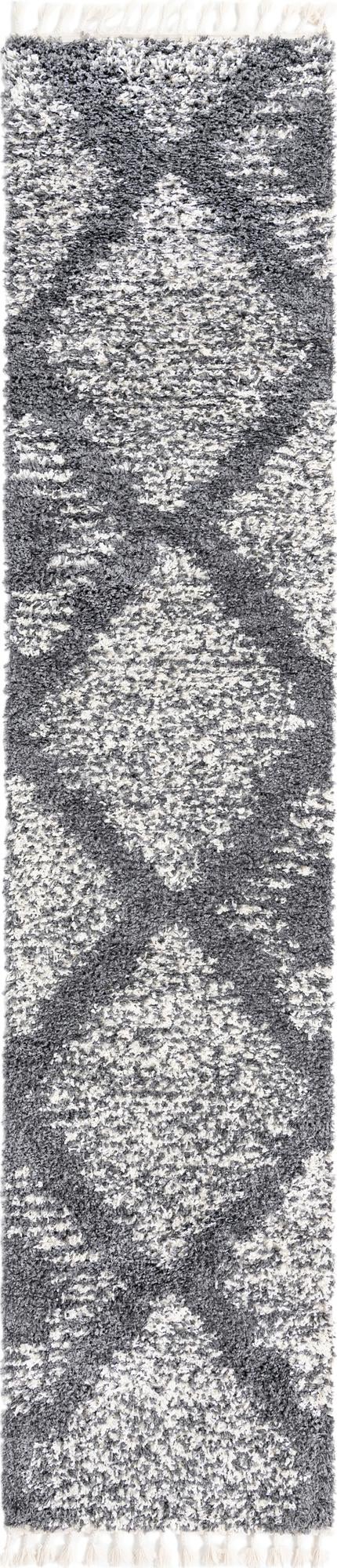 Tranquil Tides Shag Collection Area Rug -  Azure