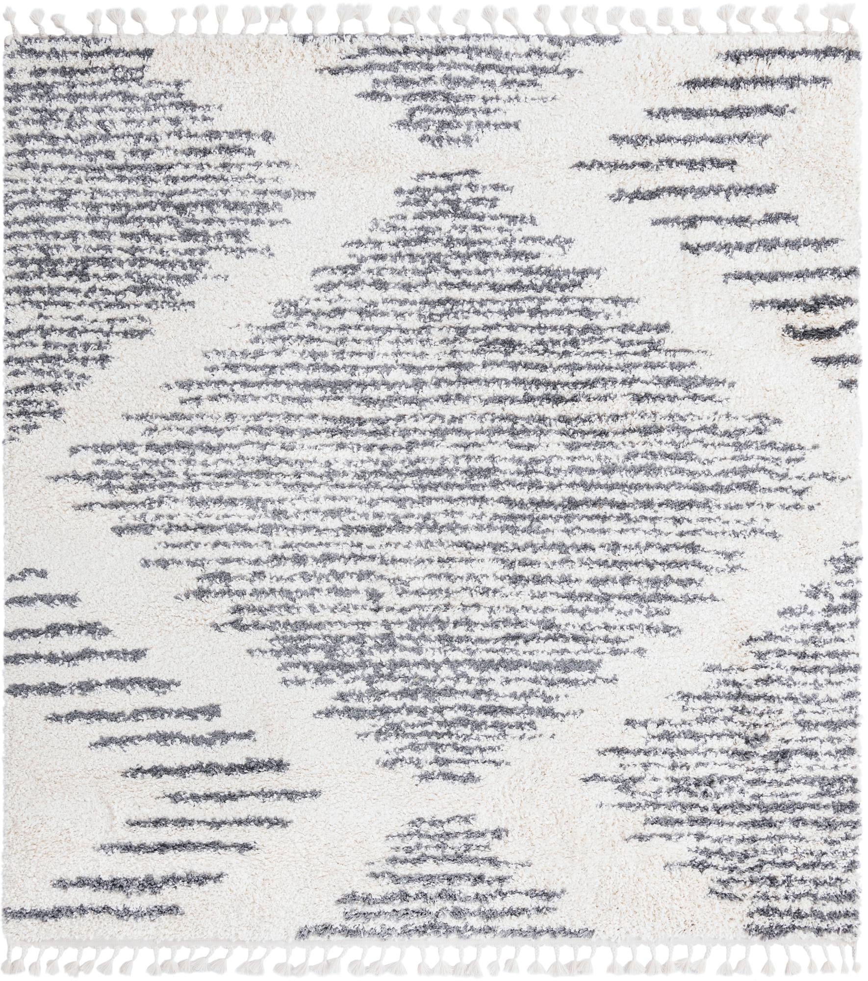 Tranquil Tides Shag Collection Area Rug -  Azure