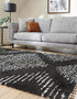 Tranquil Tides Shag Collection Area Rug -  Azure