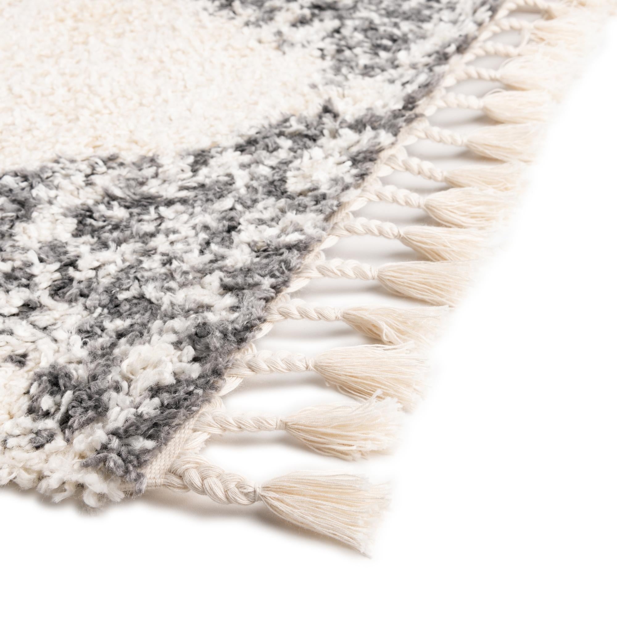 Tranquil Tides Shag Collection Area Rug -  Pebble