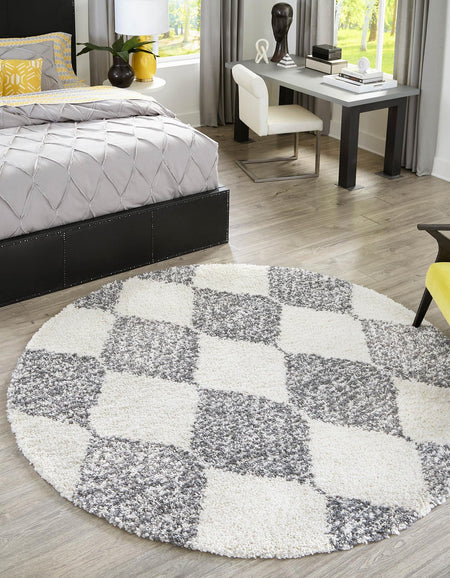 Tranquil Tides Shag Collection Area Rug -  Pebble