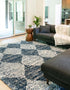 Tranquil Tides Shag Collection Area Rug -  Pebble