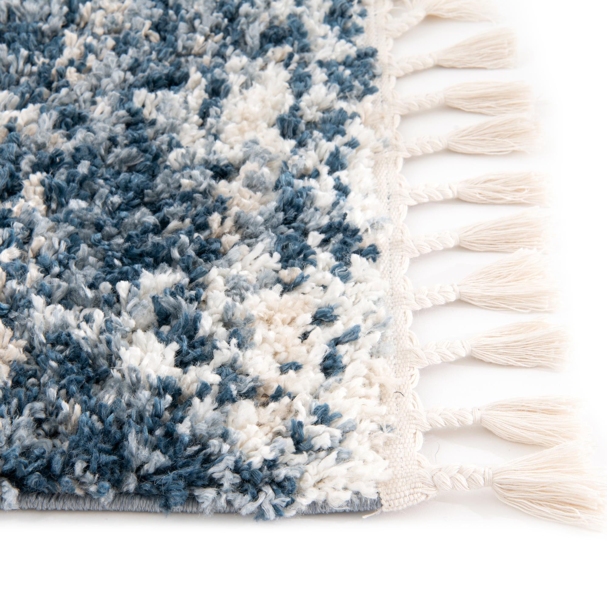 Tranquil Tides Shag Collection Area Rug -  Pebble