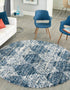 Tranquil Tides Shag Collection Area Rug -  Pebble