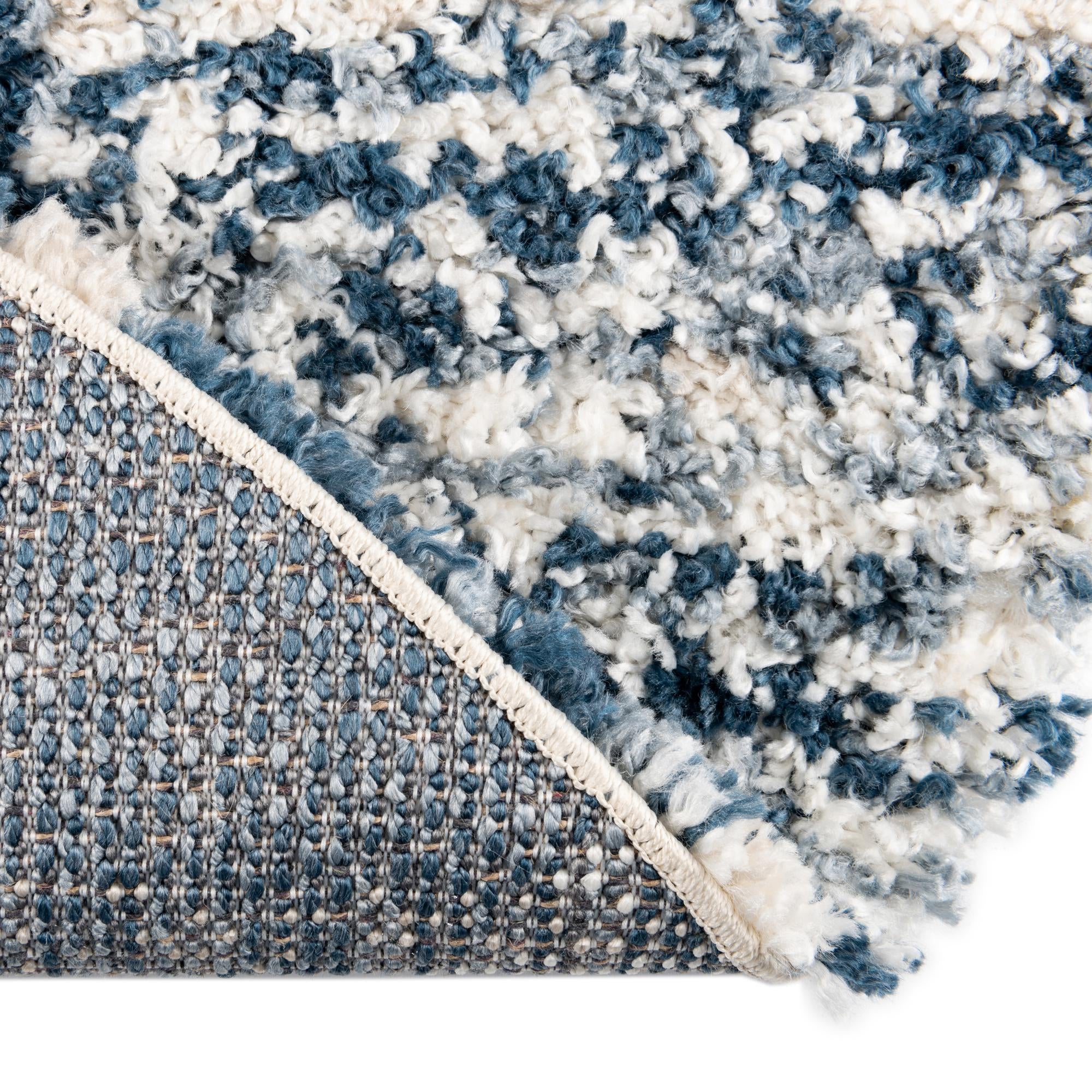 Tranquil Tides Shag Collection Area Rug -  Pebble