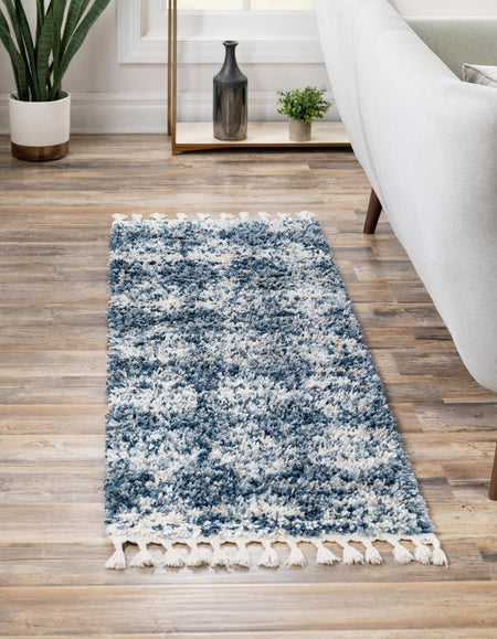 Tranquil Tides Shag Collection Area Rug -  Pebble