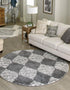 Tranquil Tides Shag Collection Area Rug -  Pebble