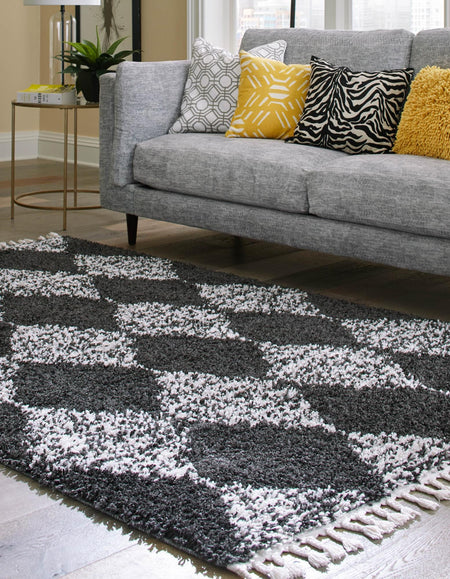 Tranquil Tides Shag Collection Area Rug -  Pebble