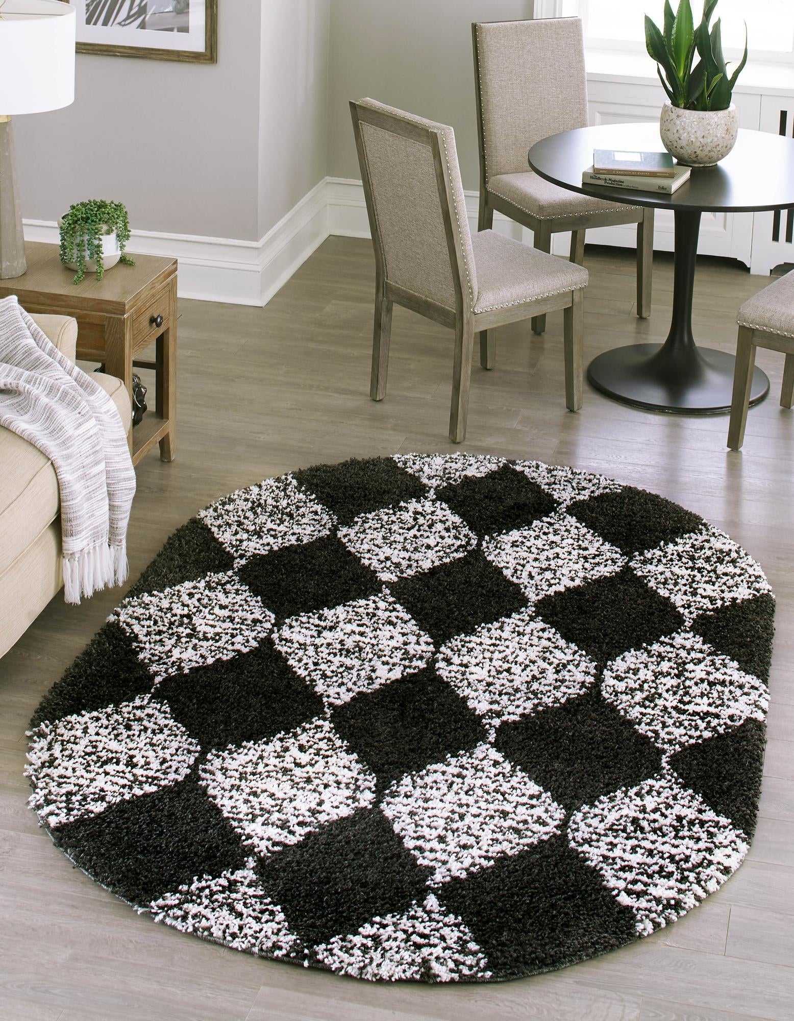 Tranquil Tides Shag Collection Area Rug -  Pebble