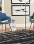 Tranquil Tides Shag Collection Area Rug -  Frost