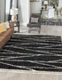 Tranquil Tides Shag Collection Area Rug -  Frost