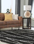 Tranquil Tides Shag Collection Area Rug -  Frost