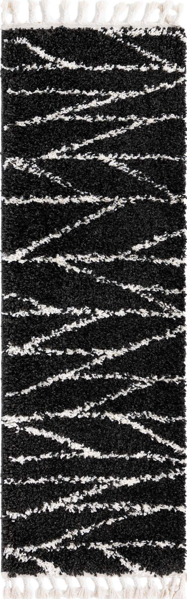 Tranquil Tides Shag Collection Area Rug -  Frost