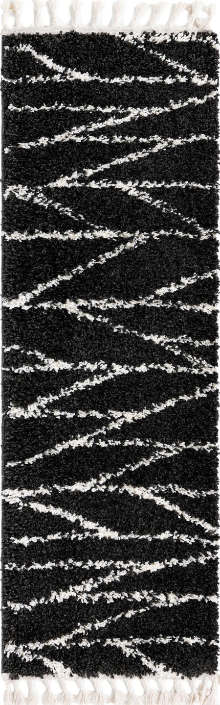 Tranquil Tides Shag Collection Area Rug -  Frost