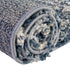 Tranquil Tides Shag Collection Area Rug -  Frost