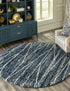 Tranquil Tides Shag Collection Area Rug -  Frost