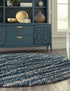 Tranquil Tides Shag Collection Area Rug -  Frost