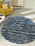 Tranquil Tides Shag Collection Area Rug -  Frost