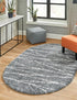 Tranquil Tides Shag Collection Area Rug -  Frost