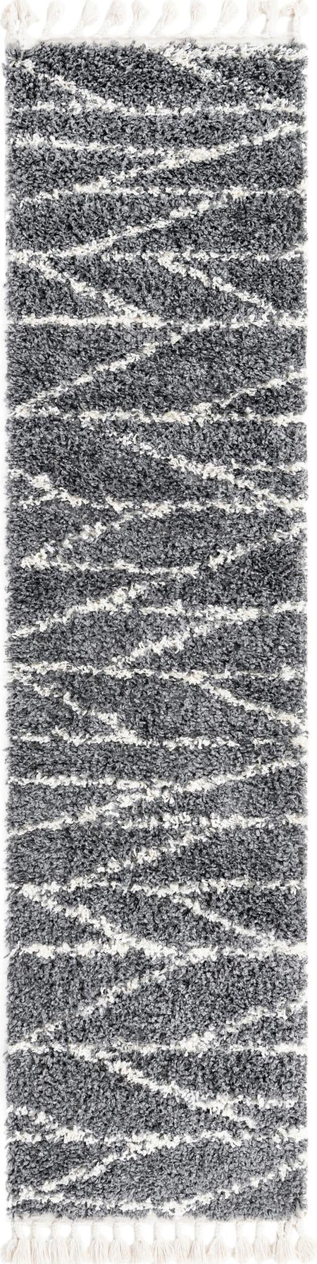 Tranquil Tides Shag Collection Area Rug -  Frost