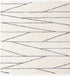 Tranquil Tides Shag Collection Area Rug -  Frost