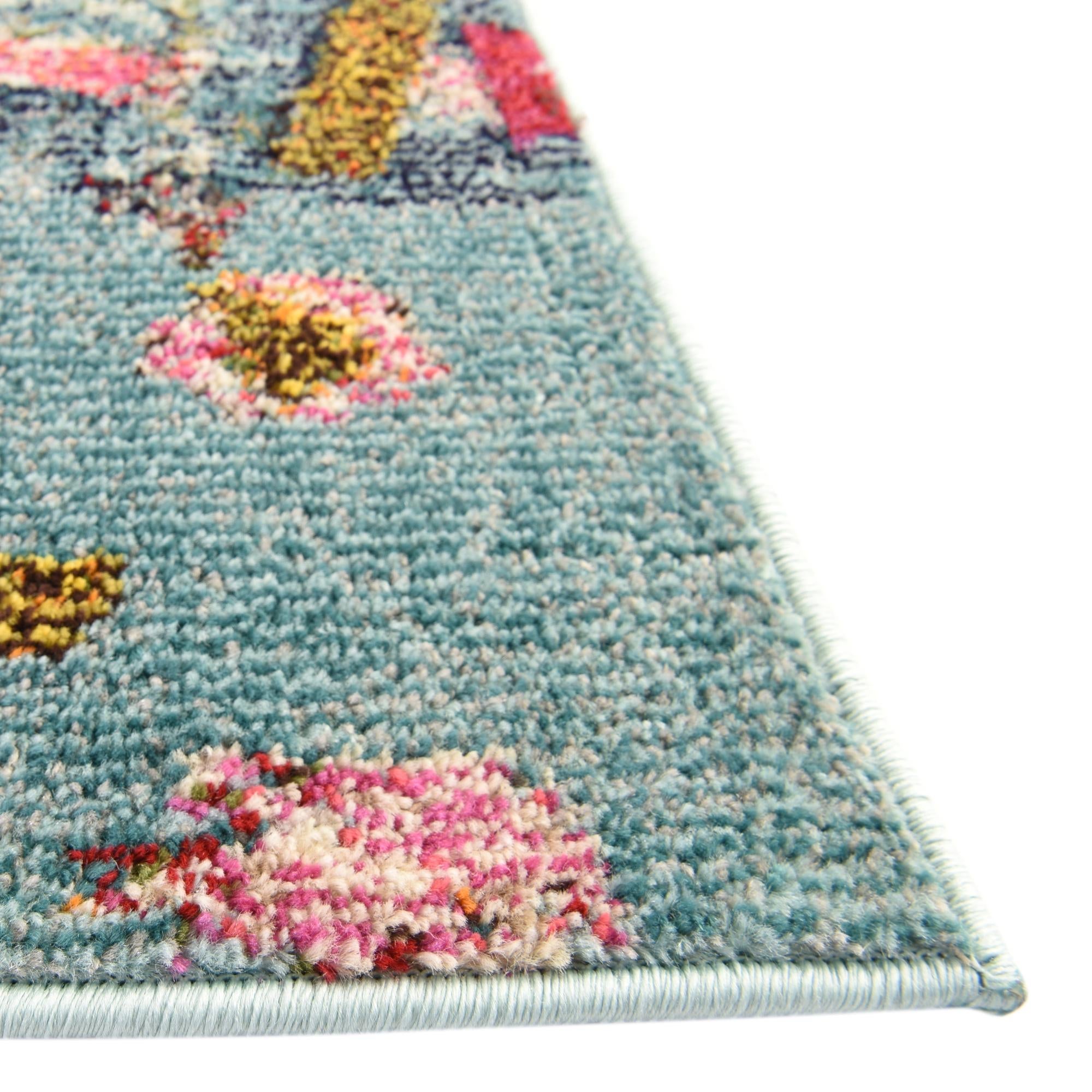 Colorburst Oasis Collection Area Rug -  Fresco