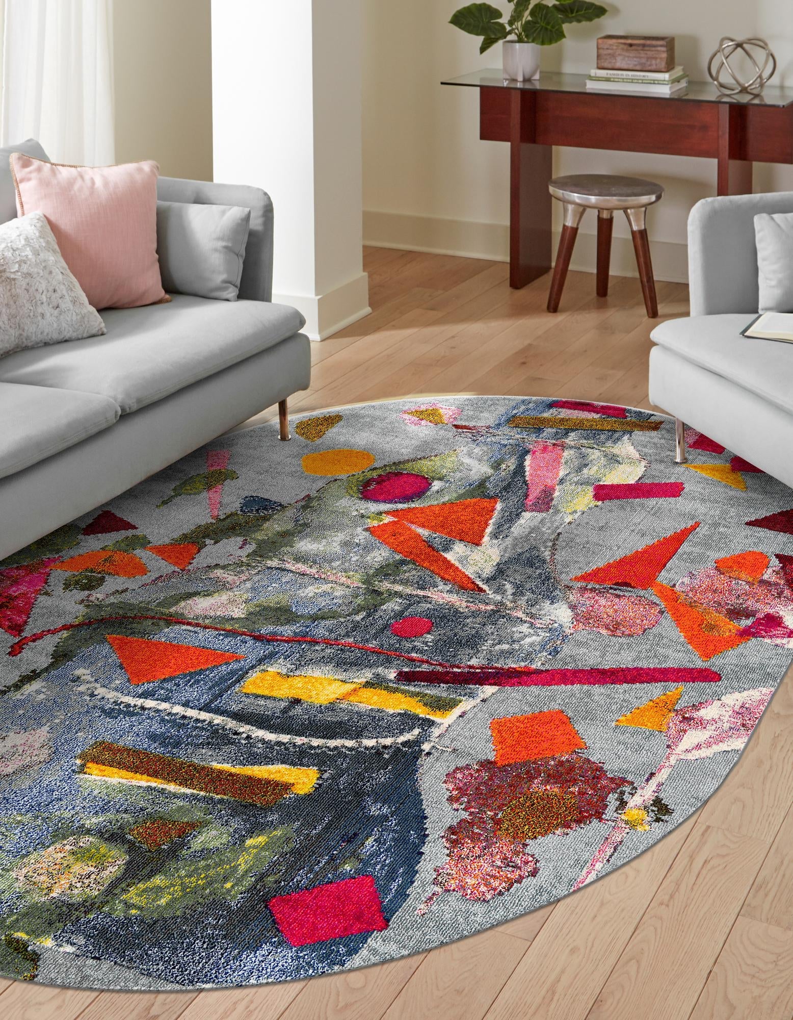 Colorburst Oasis Collection Area Rug -  Fresco