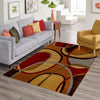 Bistro Lounge Collection Area Rug -  Macchiato Rectangle Multi  lifestyle 14