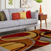 Bistro Lounge Collection Area Rug -  Macchiato Rectangle Multi  lifestyle 15