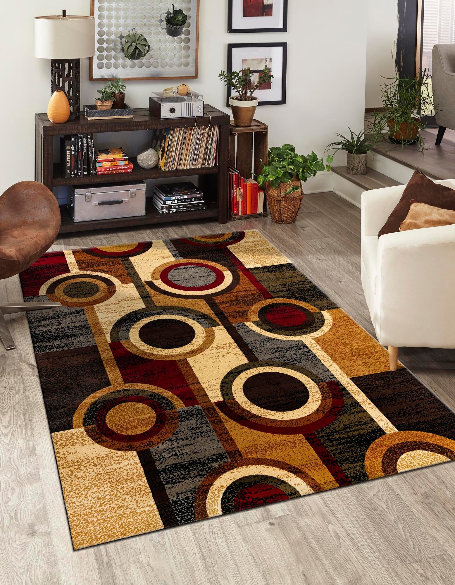 Bistro Lounge Collection Area Rug -  Frappe