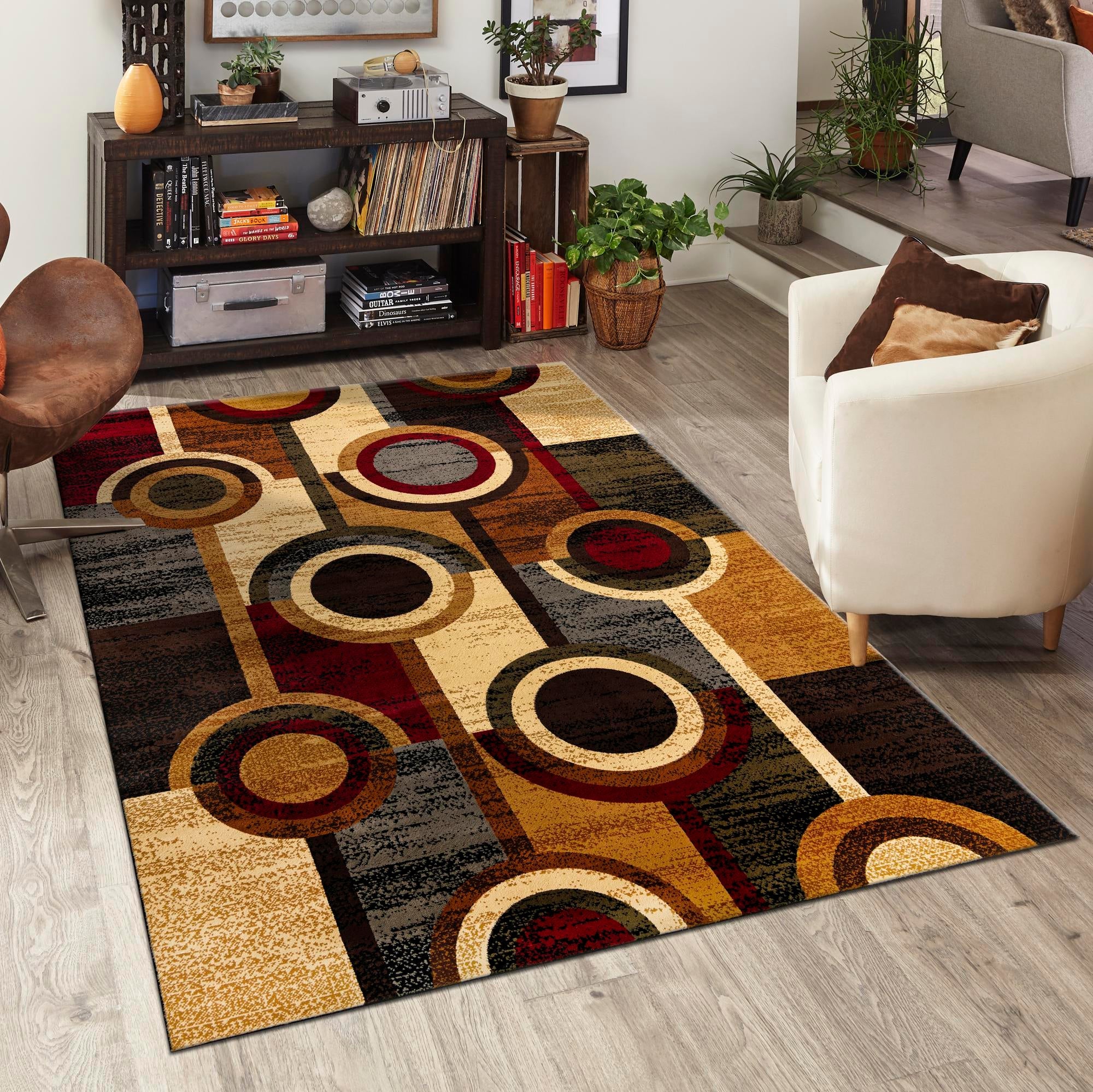 Bistro Lounge Collection Area Rug -  Frappe