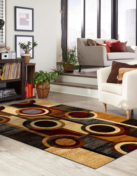 Bistro Lounge Collection Area Rug -  Frappe