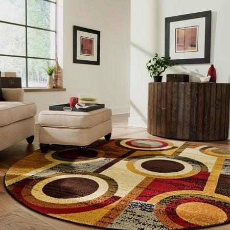 Bistro Lounge Collection Area Rug -  Frappe