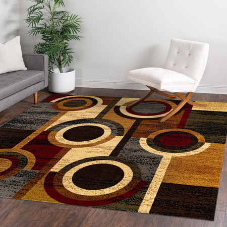 Bistro Lounge Collection Area Rug -  Frappe