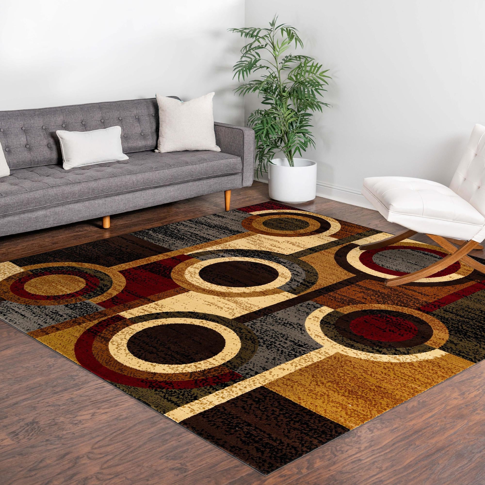 Bistro Lounge Collection Area Rug -  Frappe