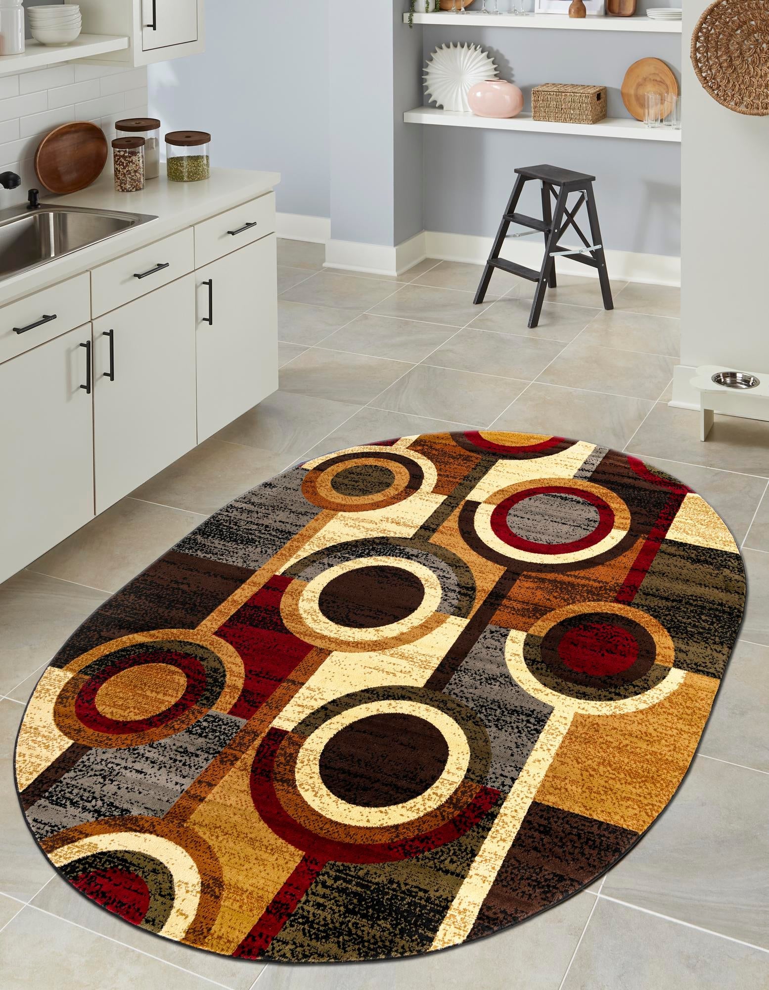 Bistro Lounge Collection Area Rug -  Frappe