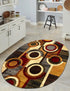 Bistro Lounge Collection Area Rug -  Frappe