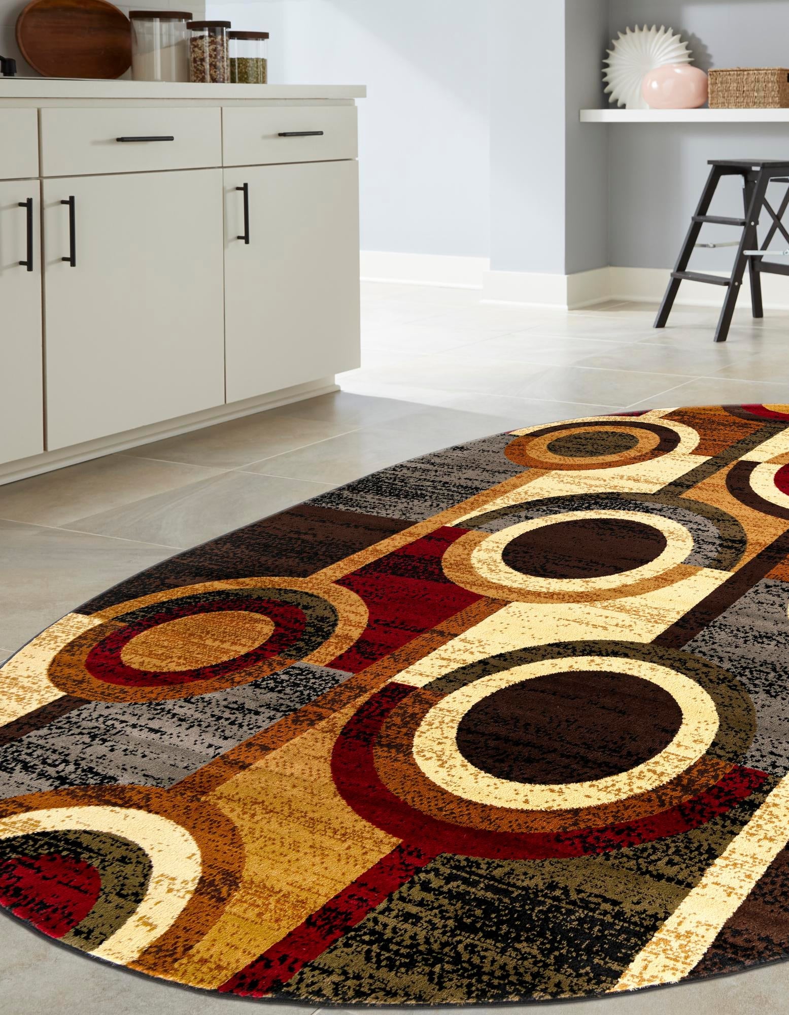 Bistro Lounge Collection Area Rug -  Frappe