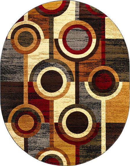 Bistro Lounge Collection Area Rug -  Frappe