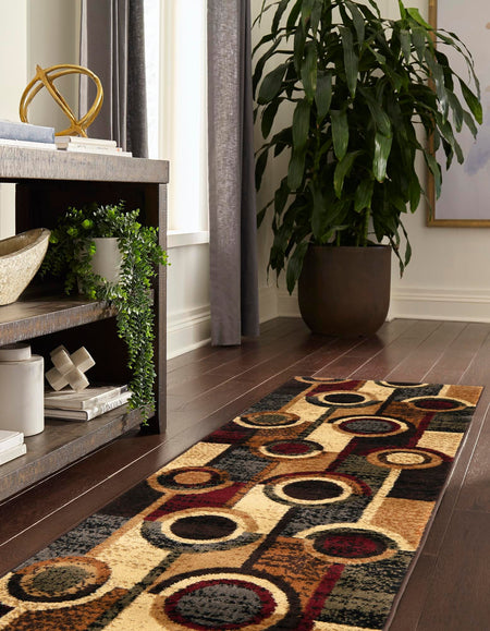 Bistro Lounge Collection Area Rug -  Frappe