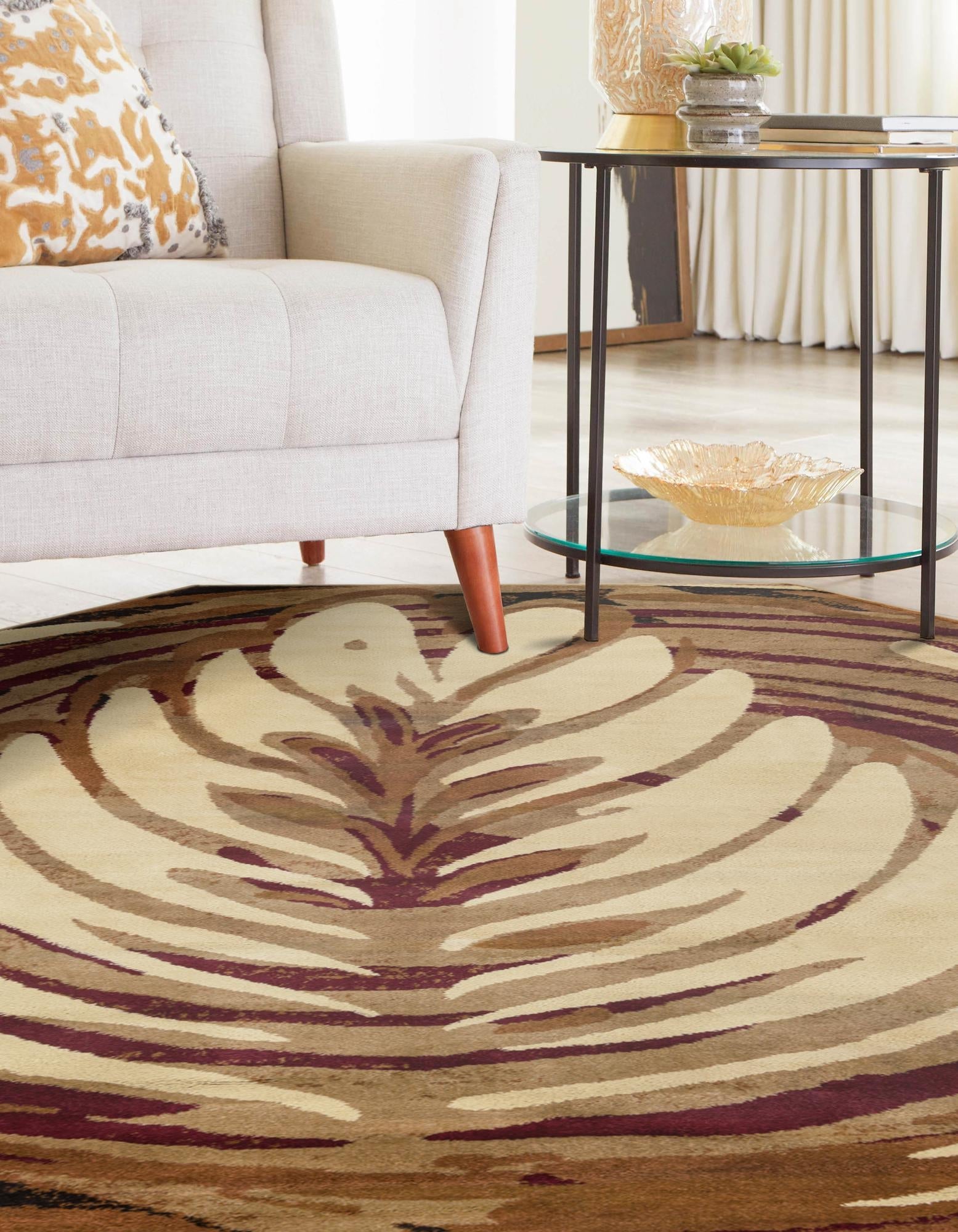 Bistro Lounge Collection Area Rug -  Americano