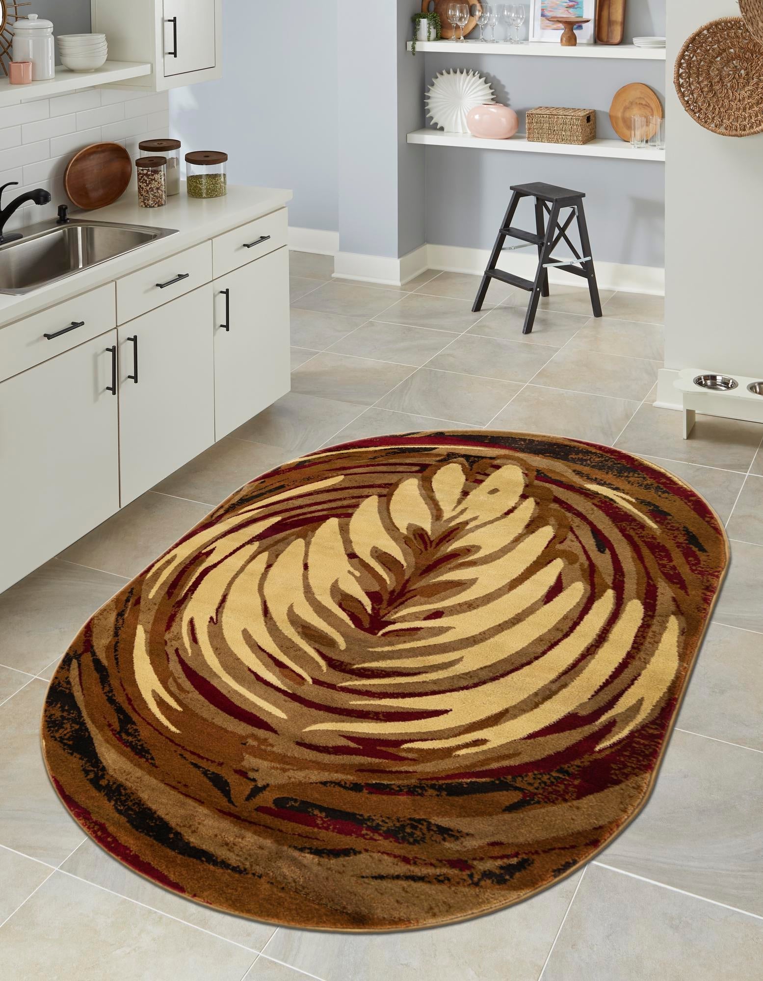 Bistro Lounge Collection Area Rug -  Americano