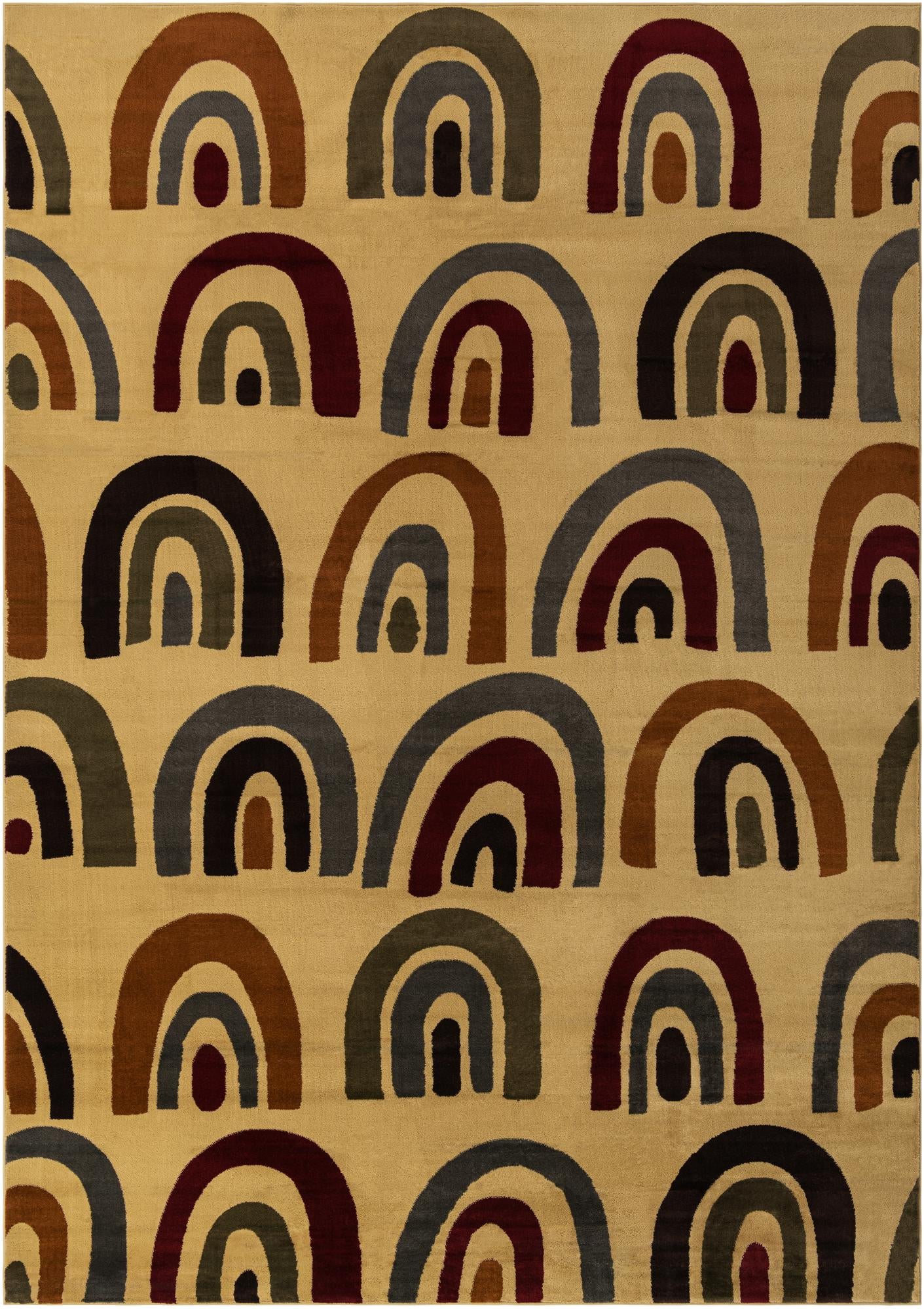 Bistro Lounge Collection Area Rug -  Breve